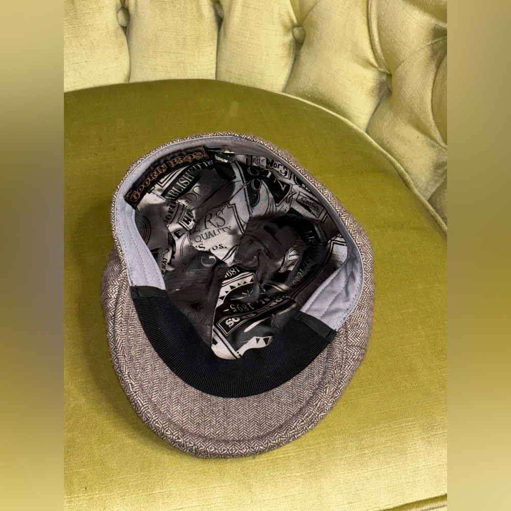 Goorin Bros newsboy Cabbie hat Y2K Golf Brown Medium - Picture 5 of 11